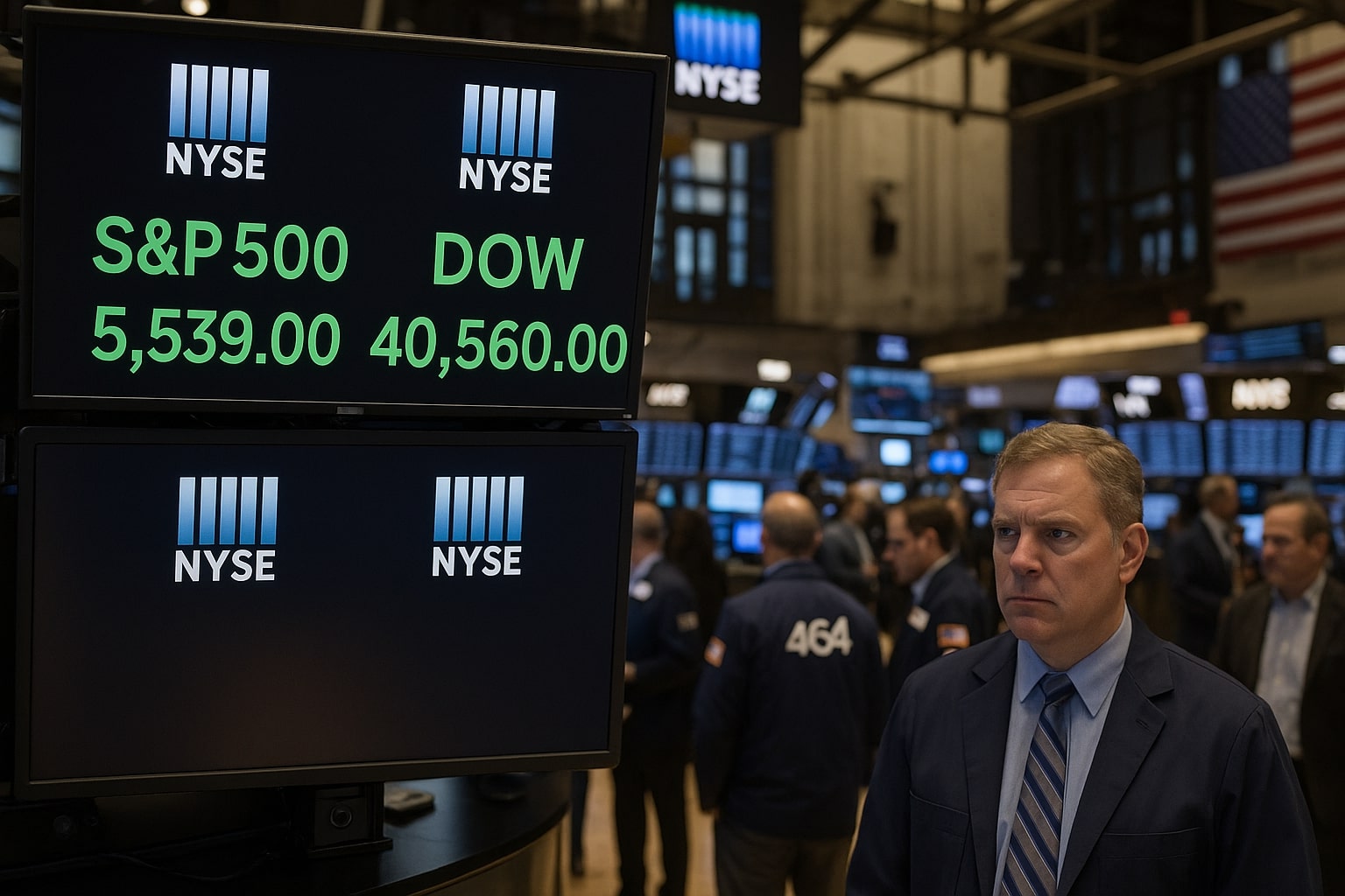 Trading News - Markets Hover as S&P 500 Hits 5,539, Dow Rockets to 40,560—Are Earnings the Catalyst?