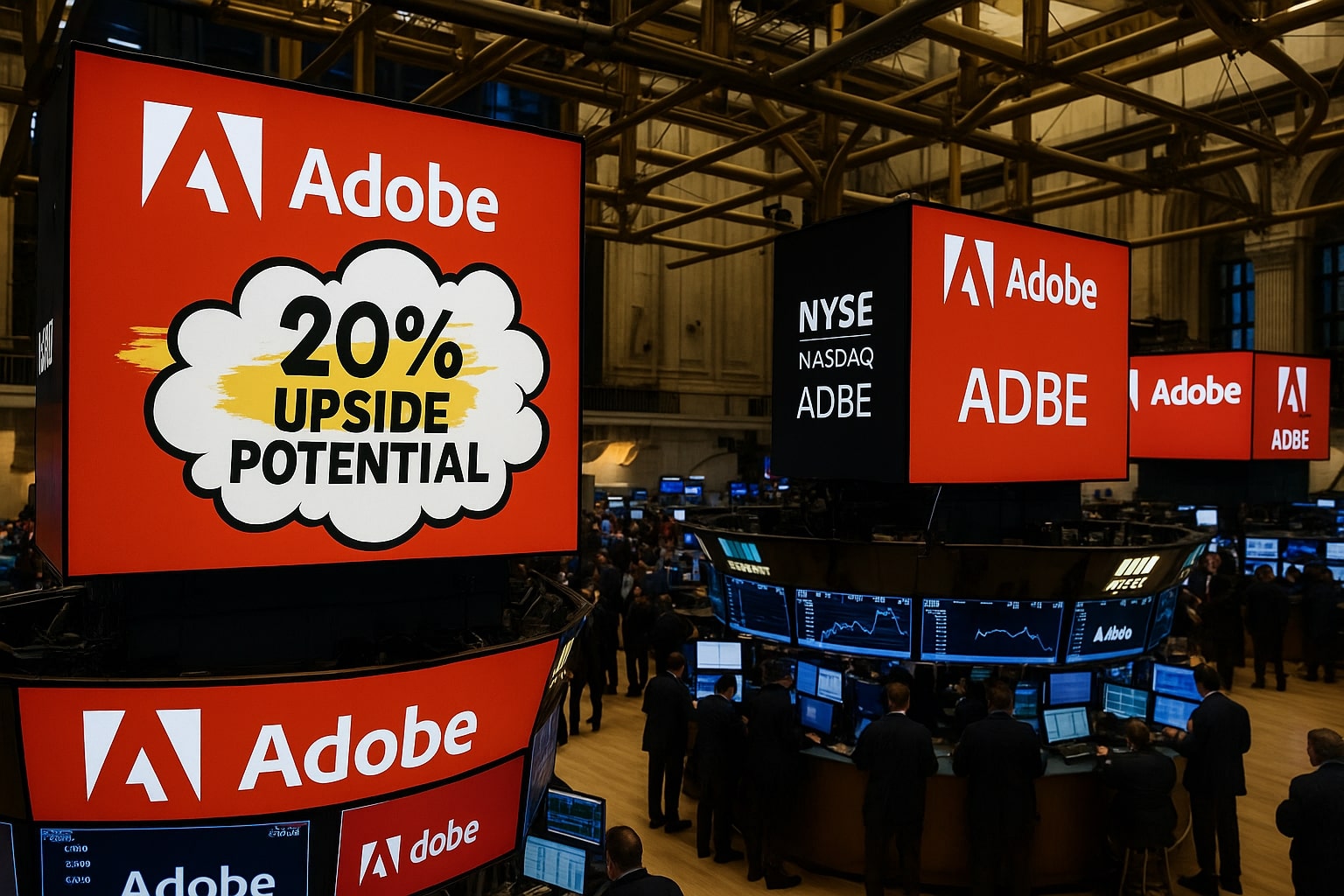 Adobe Stock Near $450: Why AI, 89% Margins, and Buybacks Could Power a 20% Rally