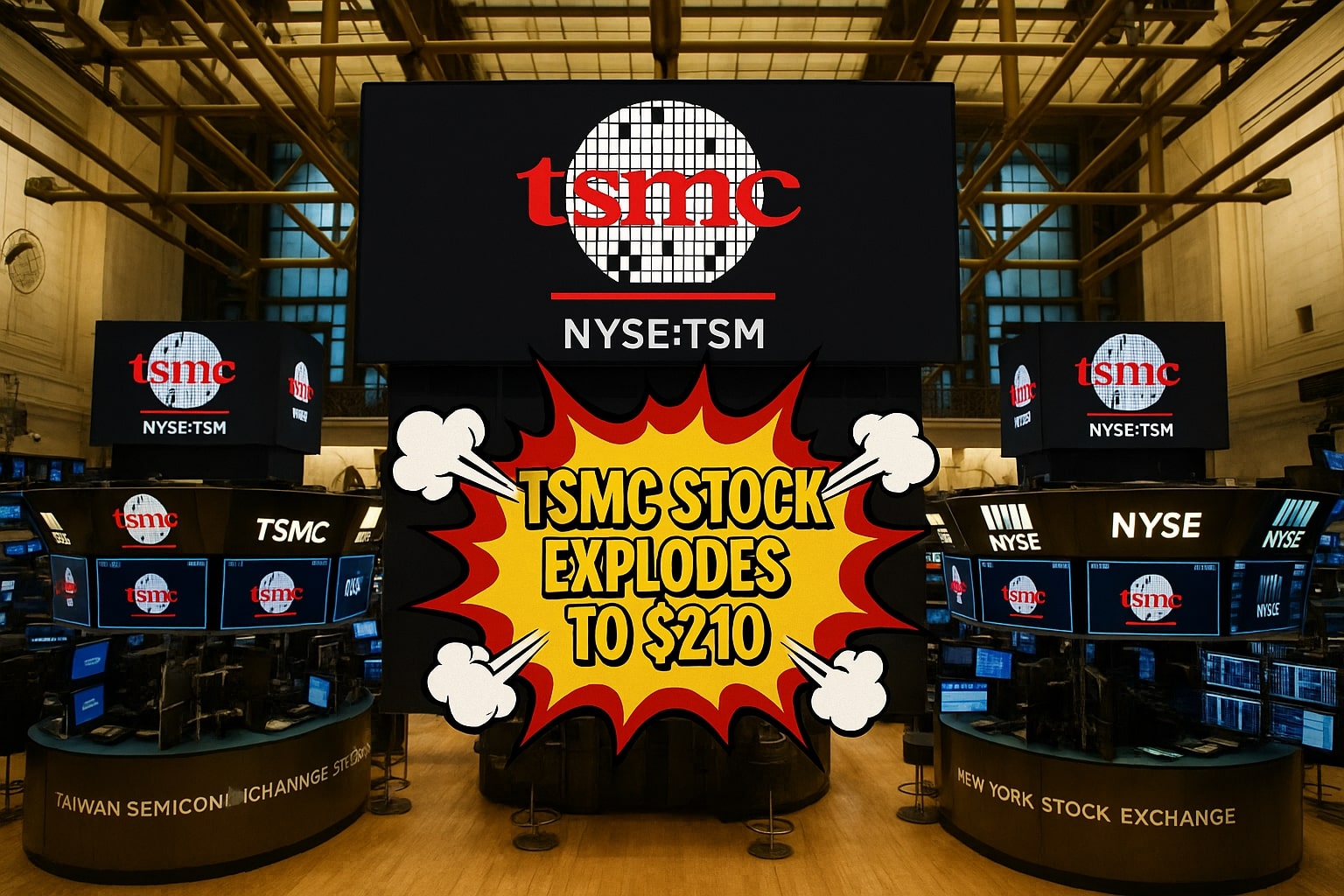 TSMC Stock Explodes to $210 — Is the AI Supercycle Enough to Drive NYSE:TSM to $310?