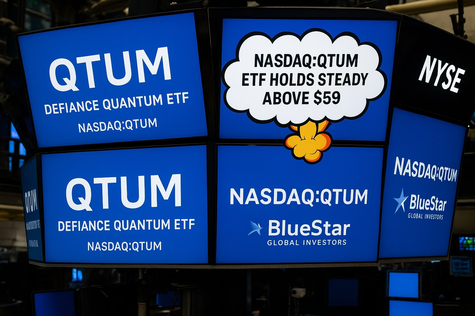 NASDAQ:QTUM ETF Holds Steady Above $59 as Quantum Bets Lag and Mega Cap ML Stocks Power Gains