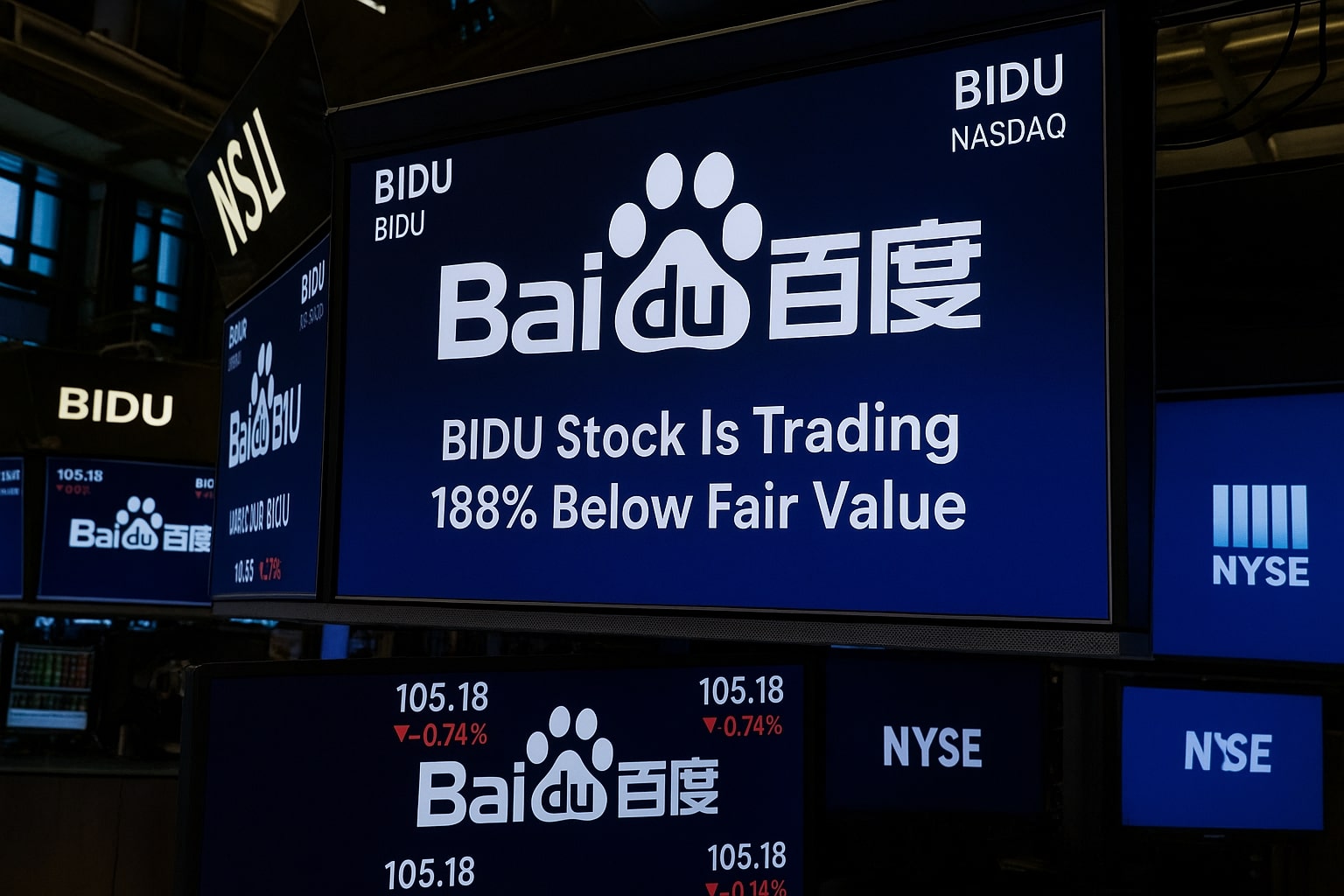 BIDU Stock Is Trading 188% Below Fair Value as AI Cloud Surges and Robotaxi Rides Exceed 1.4M