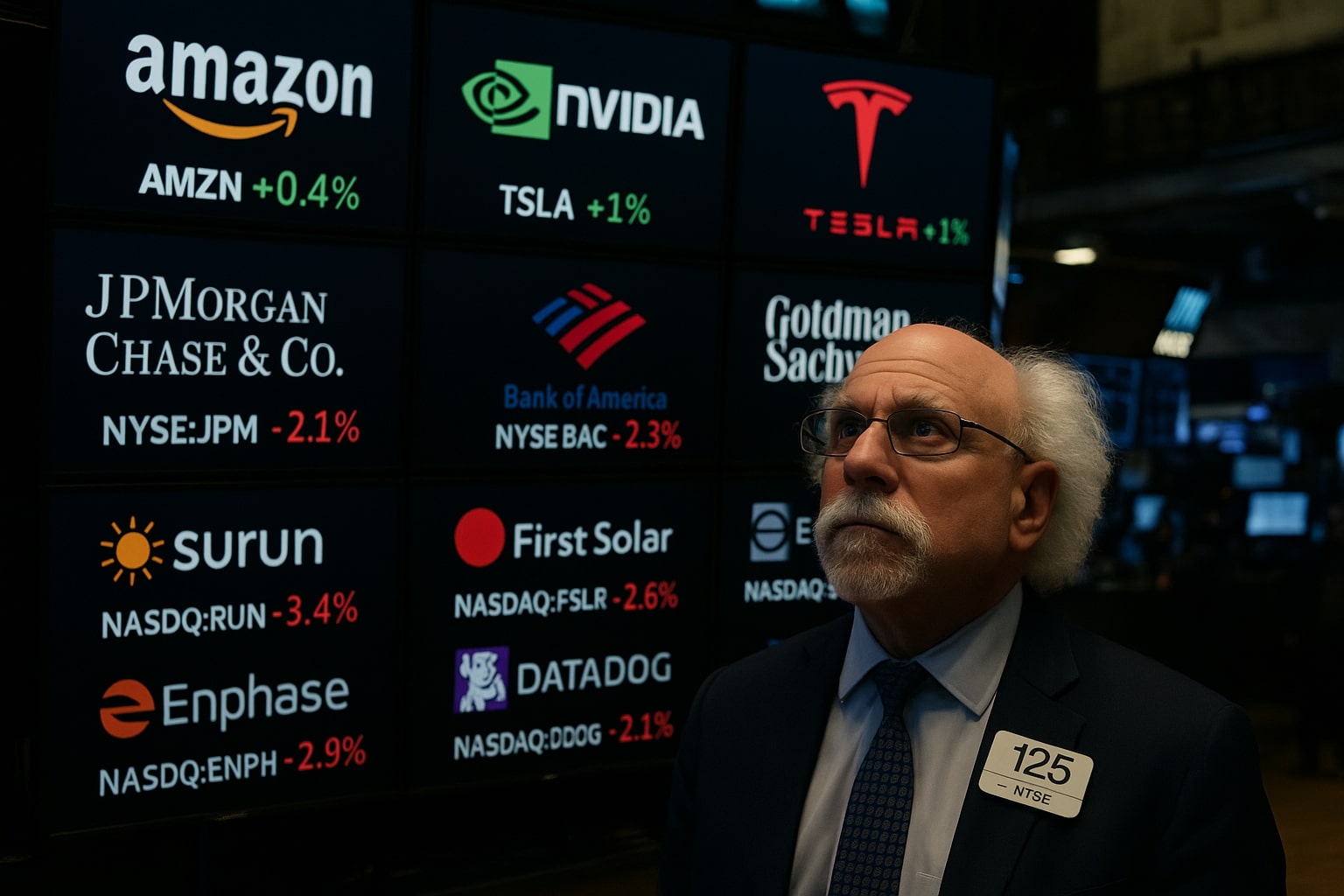 Stock Markets Tumble on Trump Tariffs as Tech Rebounds Lift Nasdaq