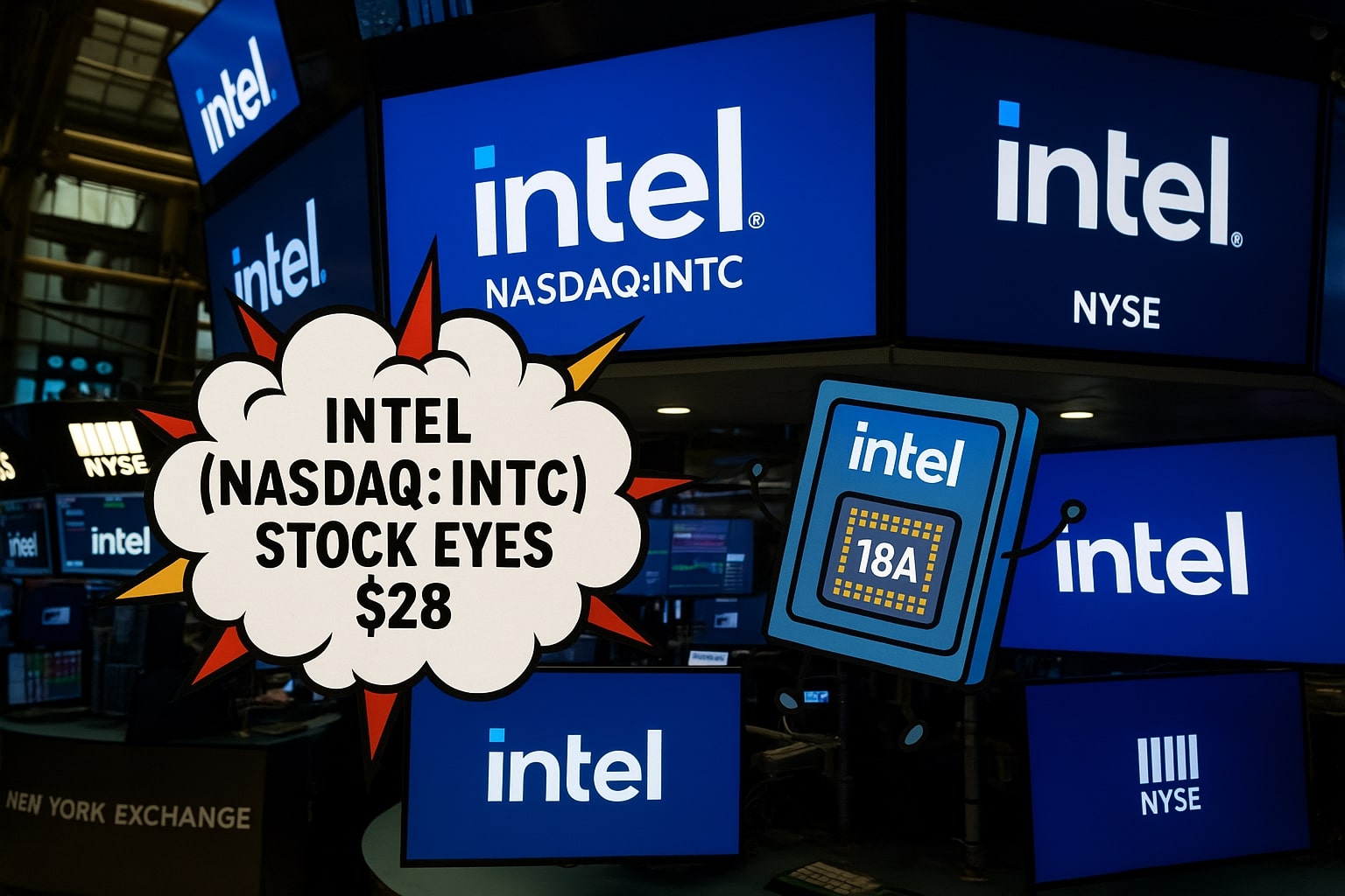 Intel (NASDAQ:INTC) Stock Eyes $28 as Q2 Setup, Layoffs, and 14A Pivot Drive Bullish Case