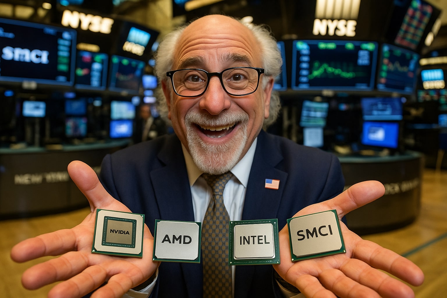 Stock Market Rips and Cracks: Nasdaq Soars on Nvidia While Dow Slides on Bank Fallout