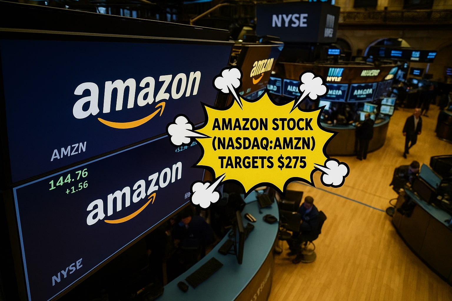 Amazon Stock (NASDAQ:AMZN) Targets $275 as AWS Growth, AI Automation Fuel Margin Expansion
