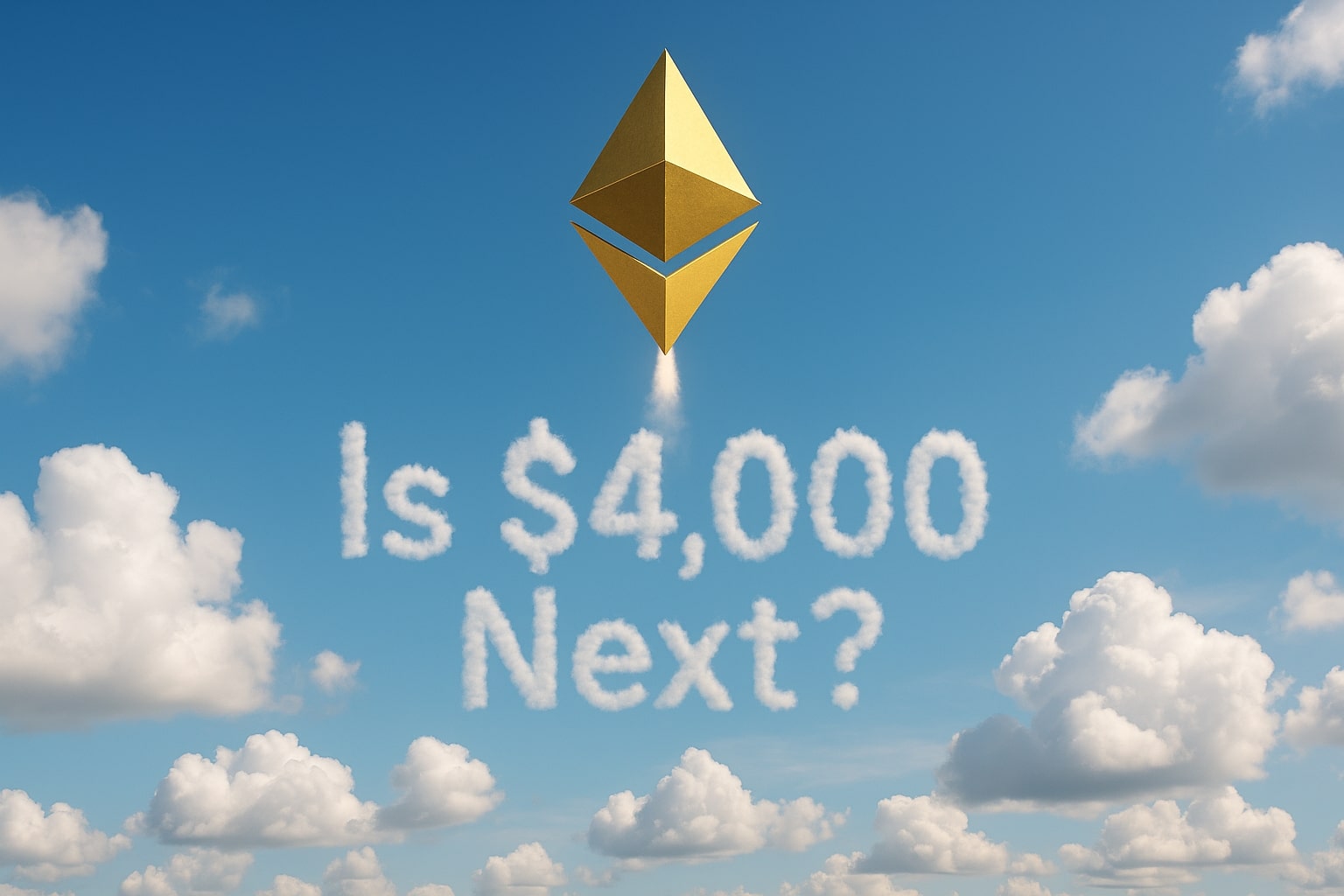 Ethereum Price(ETH-USD) Prepares for $4K Breakout as ETF Flows Soar and Supply Vanishes