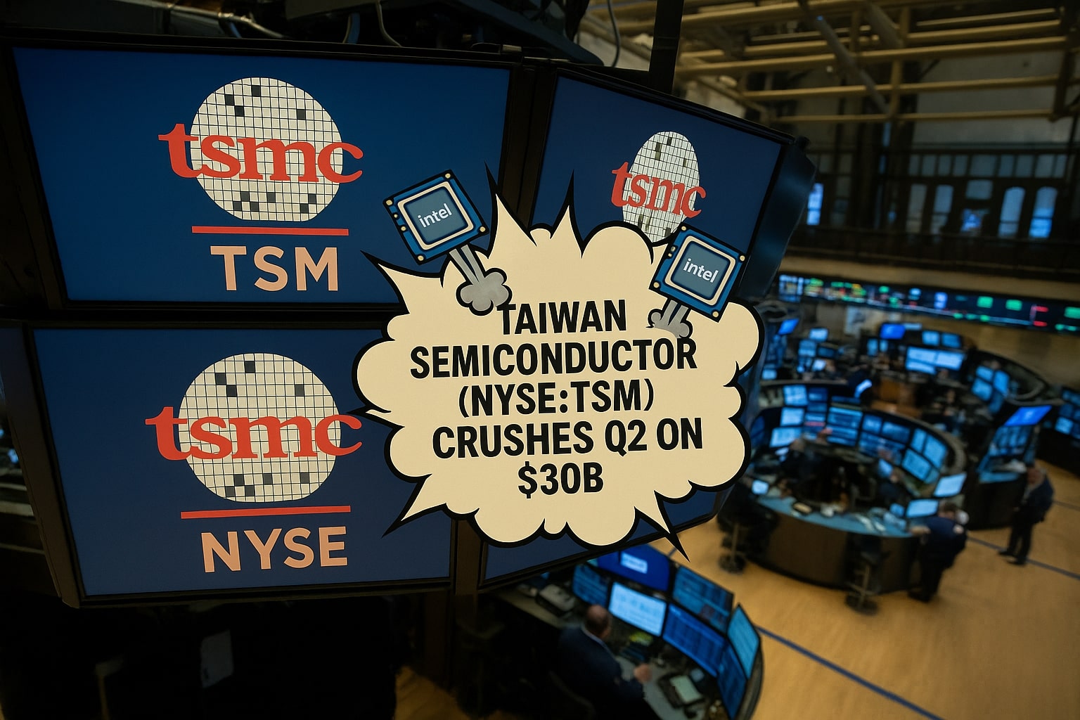 Taiwan Semiconductor (NYSE:TSM) Crushes Q2 on $30B AI-Fueled Boom