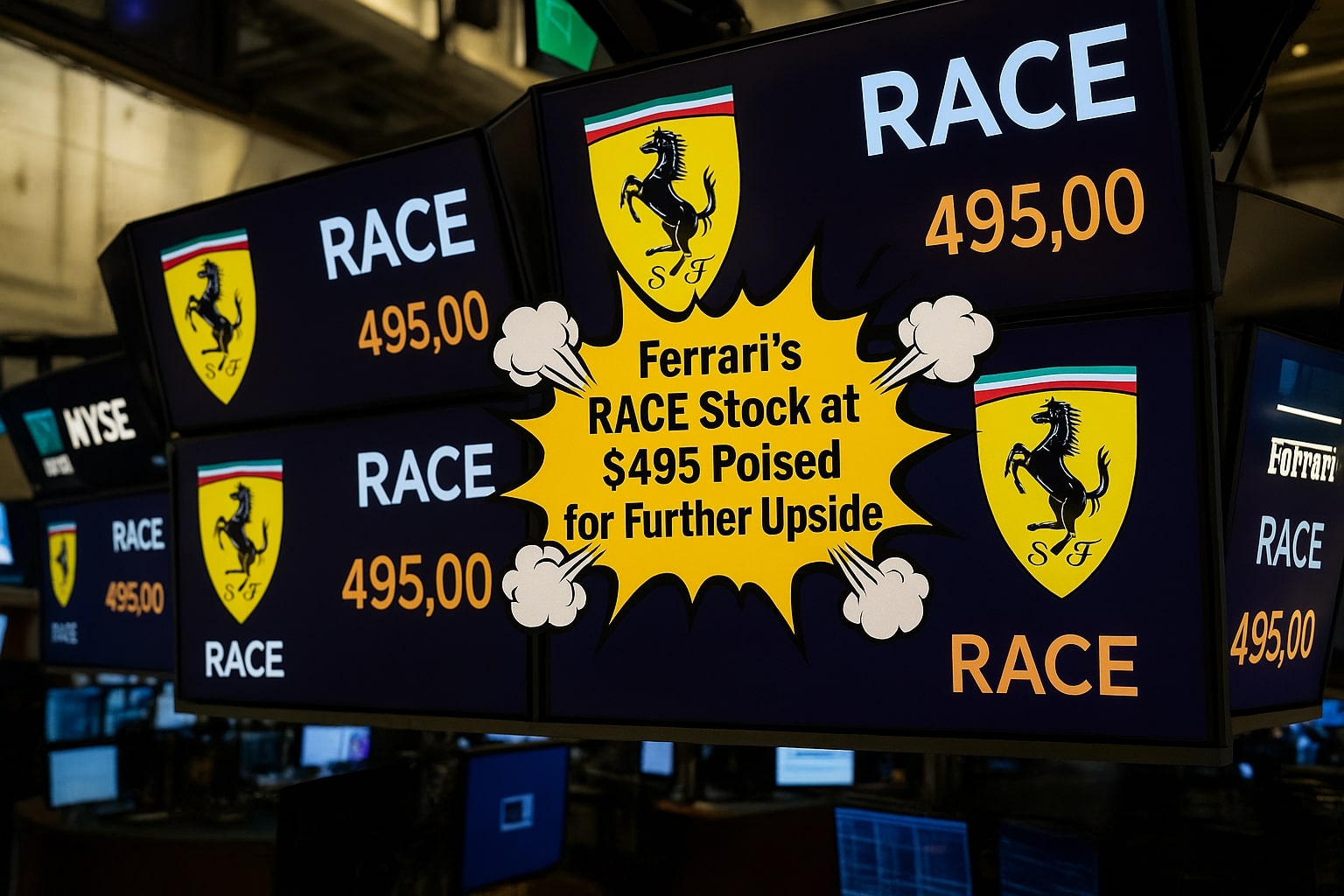 Ferrari’s RACE Stock at $495 Poised for Further Upside on Limited Supply and F1 Innovation