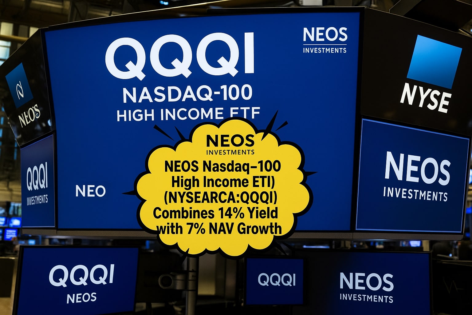 NEOS Nasdaq-100 High Income ETF (NYSEARCA:QQQI) Combines 14% Yield with 7% NAV Growth
