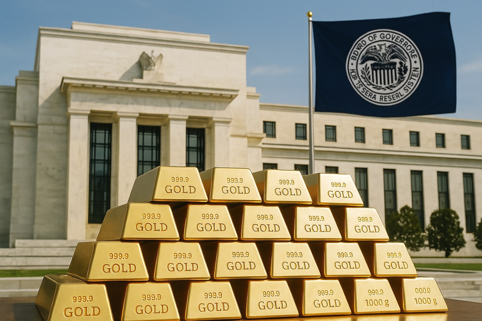 Gold Price Steadies at $3,348 as Traders Eye Fed, $3,500 Resistance and Geopolitical Risks