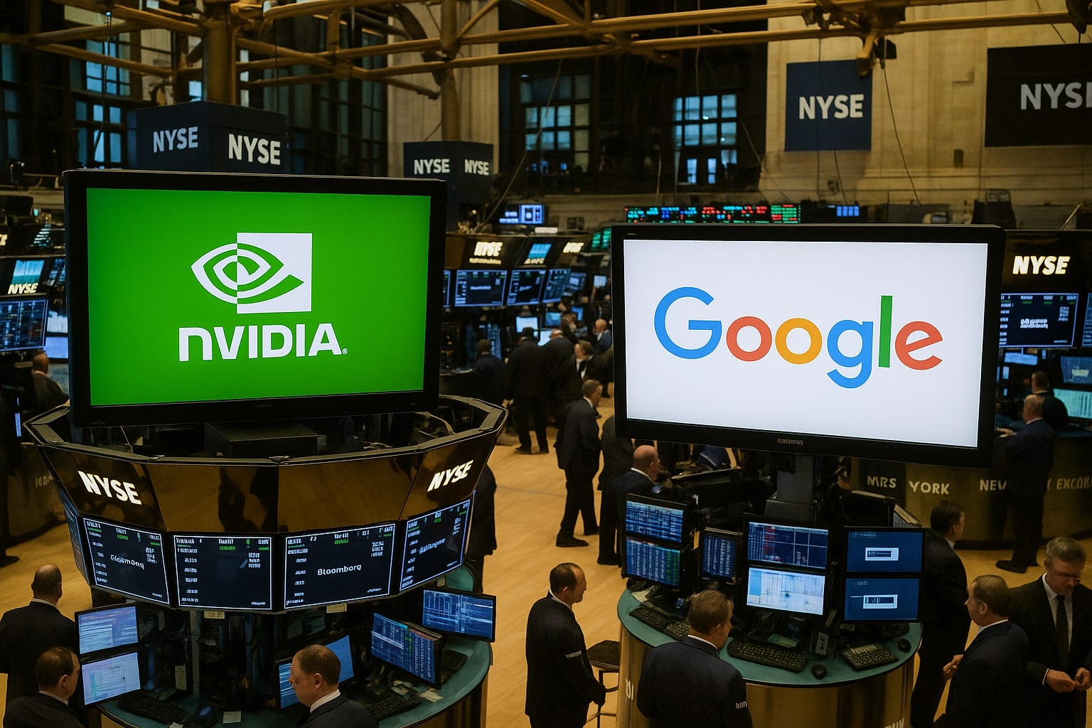 GOOGL Stock $241.67 vs NVDA Stock $177.88 – AI Leaders With Price Forecasts Up to $415