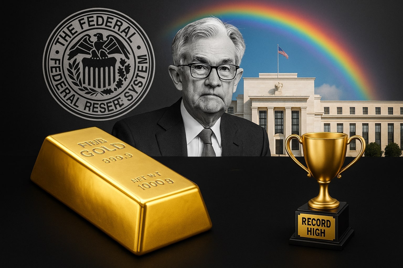 Gold Price Breaks Record Above $3,700 as Fed Cuts and Dollar Slide Ignite Rally