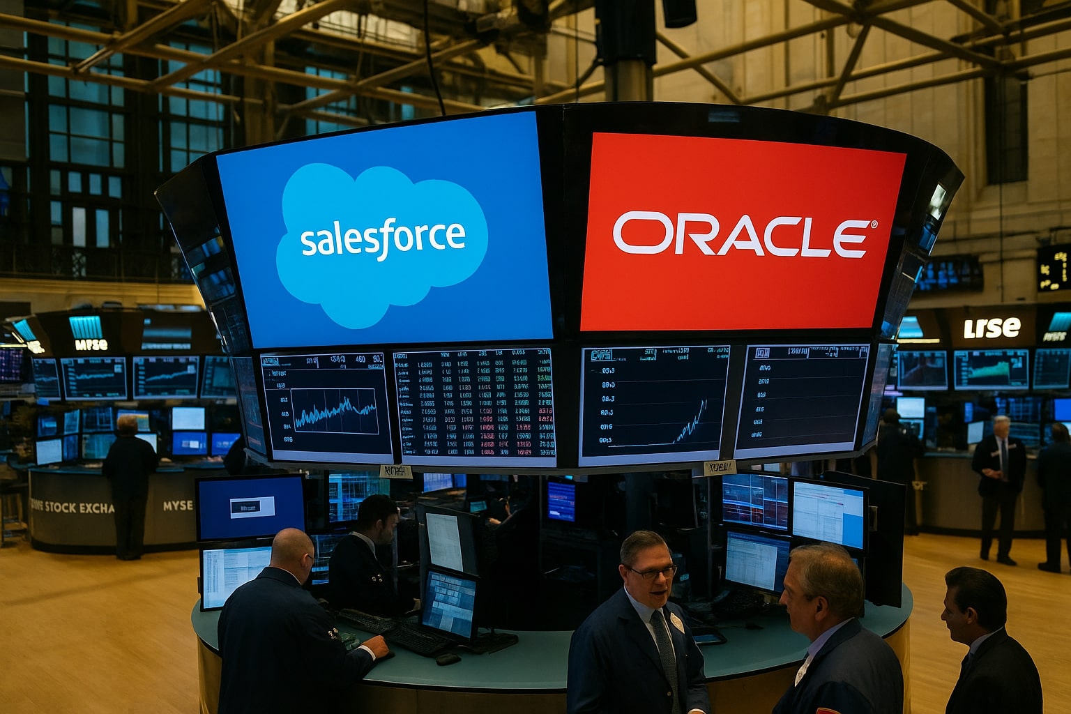 Oracle Stock vs Salesforce Stock: A 2025 Showdown Between AI Momentum and Deep Value
