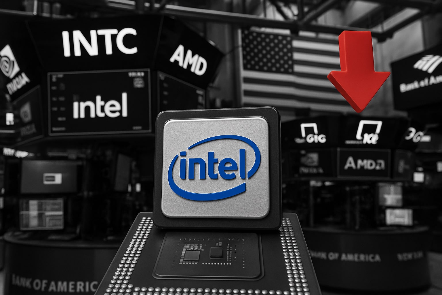 Intel Stock Price Forecast - INTC Shares Slides 5% to $35.38 as Analysts Question AI Plan and Valuation