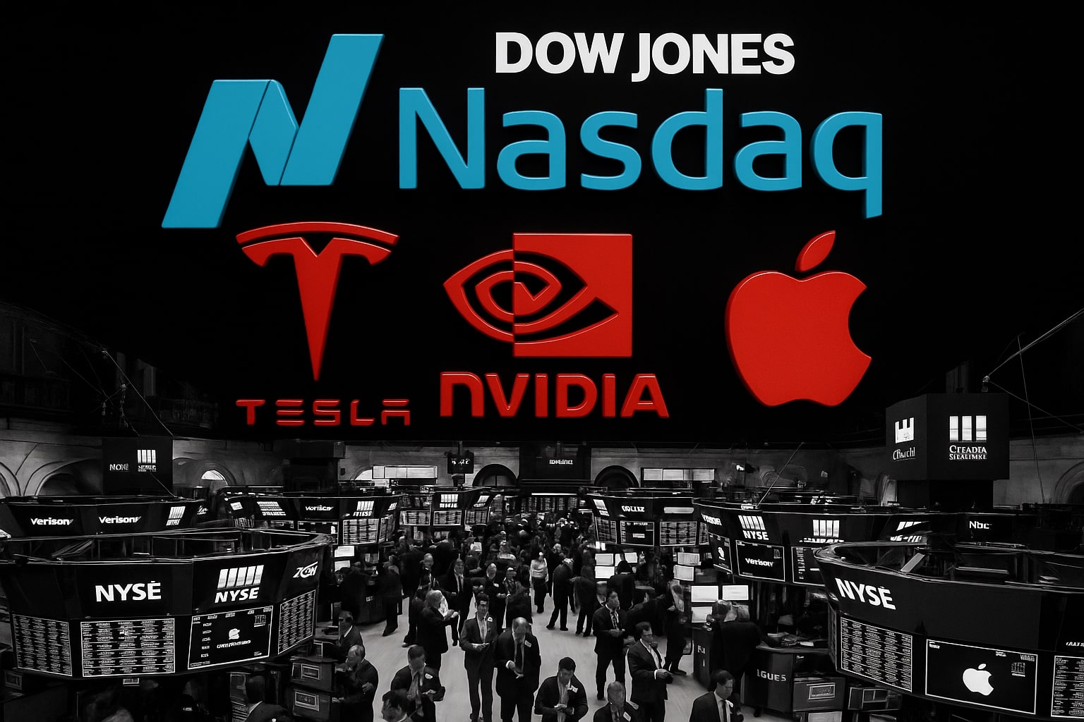 Stock Market Today: Nasdaq 22,384 | TSLA, NVDA, AMD, AAPL Sink as AI Rout Hits Wall Street