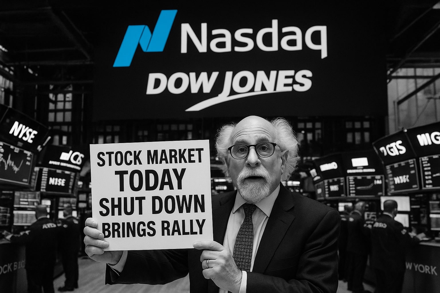 Stock Market Today: NASDAQ:COMP Soars 1.56% as Shutdown Progress Ignites Rally — S&P 500:SPX +0.89%, NVDA, TSLA, GOOGL Lead Gains