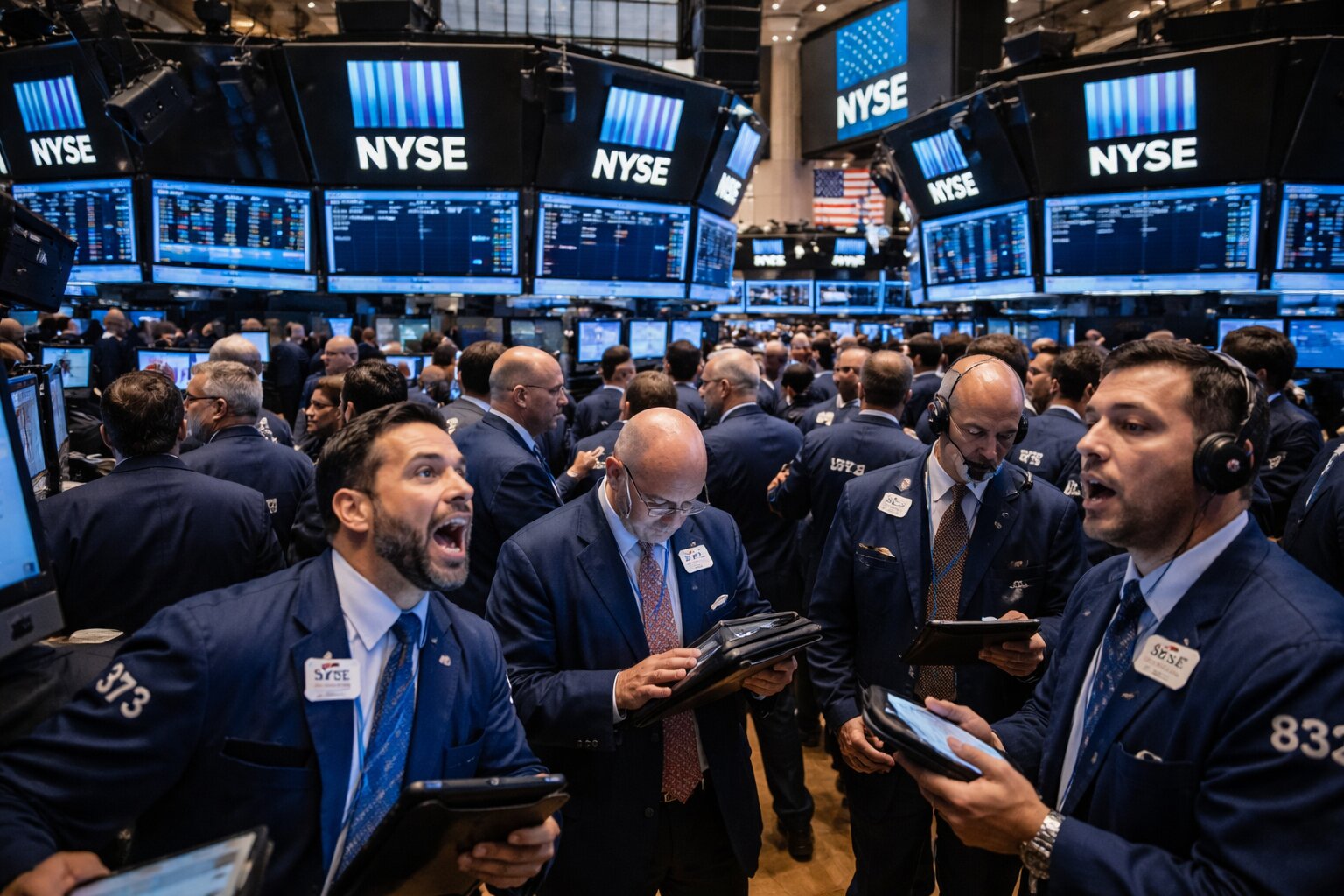 Stock Market Today: Dow Sinks 715 Points — NVDA Falls, Dell and Block Surge 18%, Netflix Rallies 9%